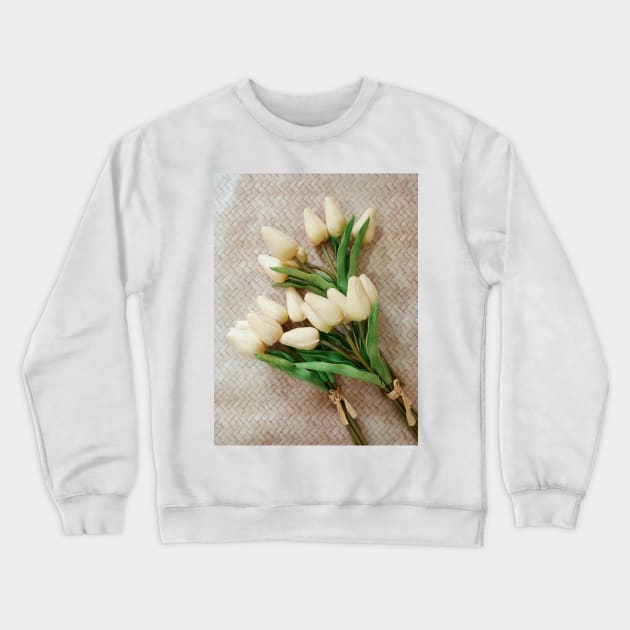 Beautiful white flower photo, photography, floral, flower, modern art Crewneck Sweatshirt by MarJul